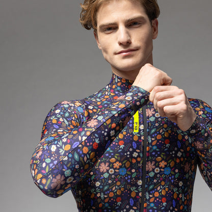 Long Sleeve Jersey Man Flowery