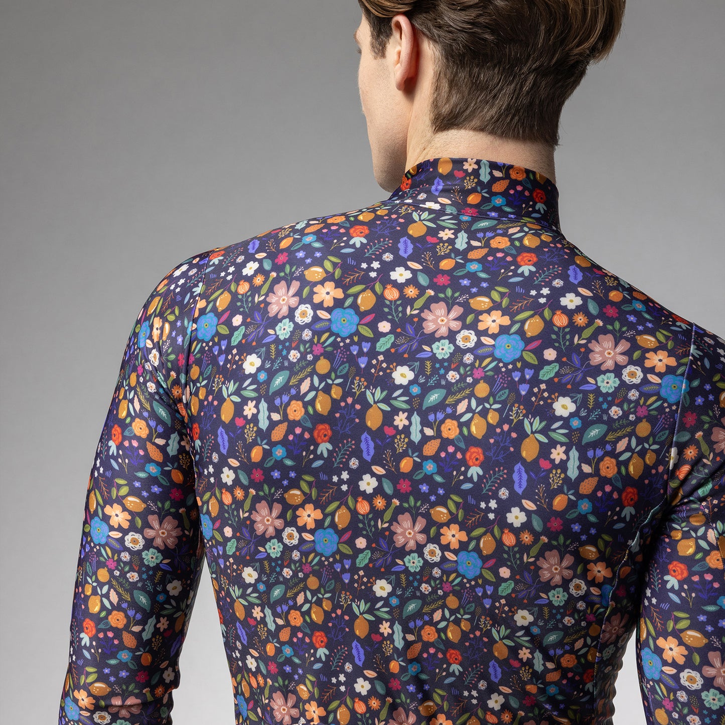 Long Sleeve Jersey Man Flowery
