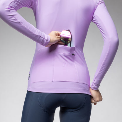 Langarm Trikot Frau Warm Race 2.0