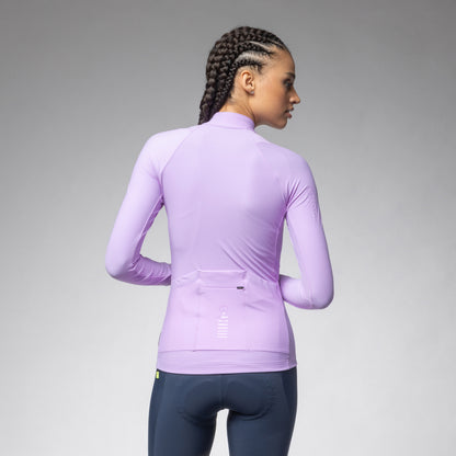 Langarm Trikot Frau Warm Race 2.0