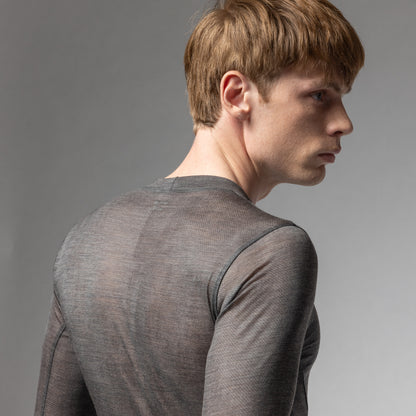 Long Sleeve Base Layer Man Knitted