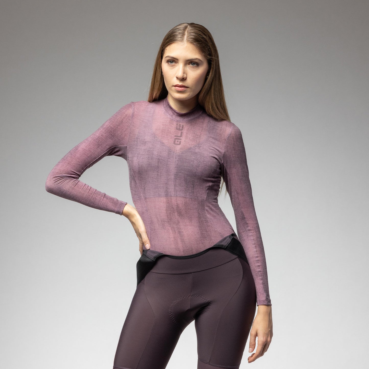 Long Sleeve Base Layer Woman Knitted