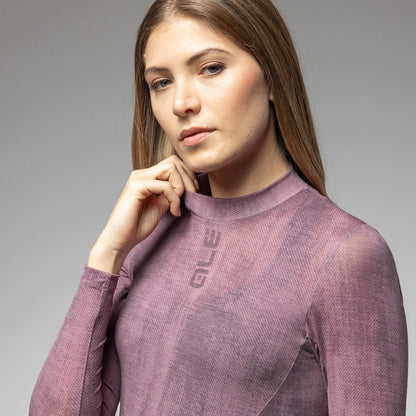 Long Sleeve Base Layer Woman Knitted