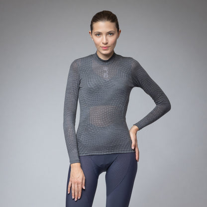 Langarm Unterhemd Frau Knitted