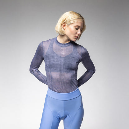 Long Sleeve Base Layer Woman Knitted