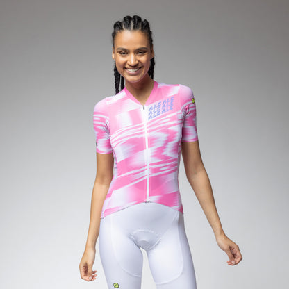Kurzarm Trikot Frau Techno