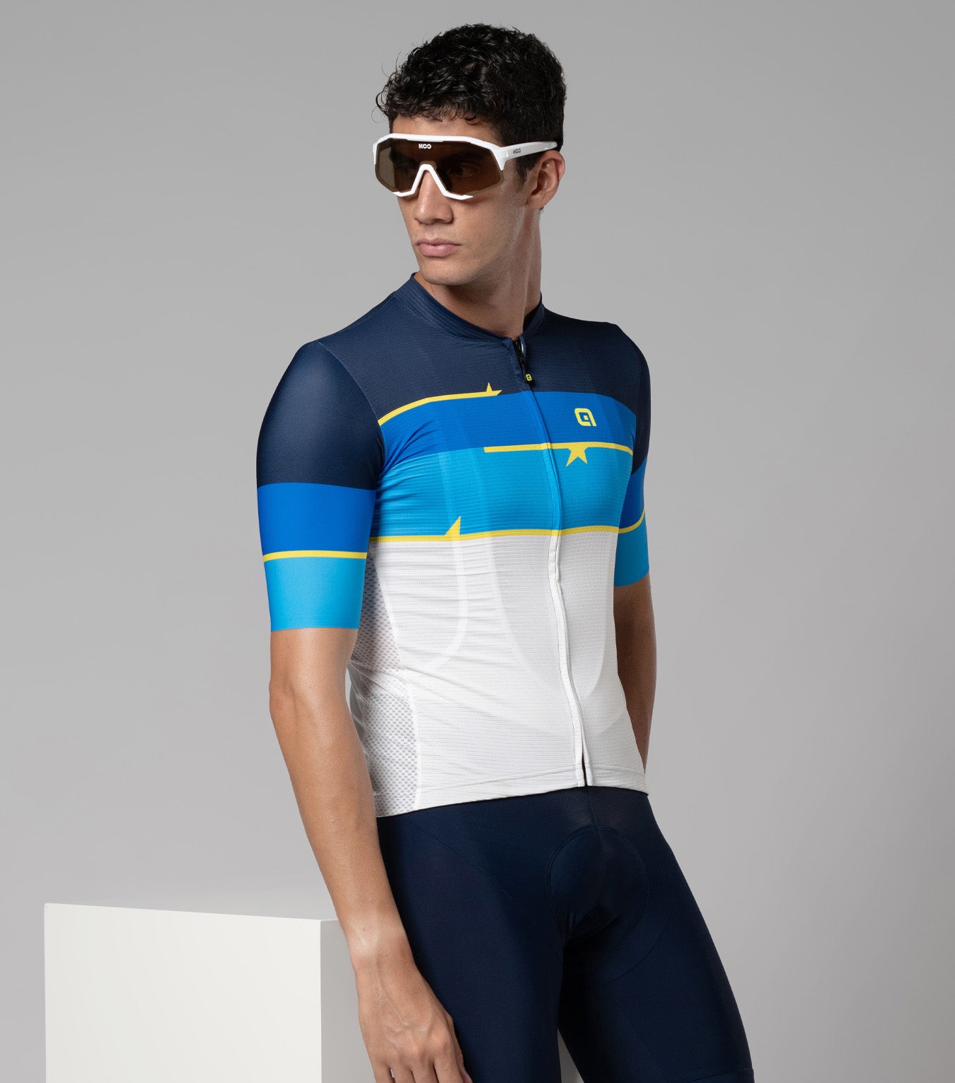 Short Sleeve Jersey Man Uec Bianco