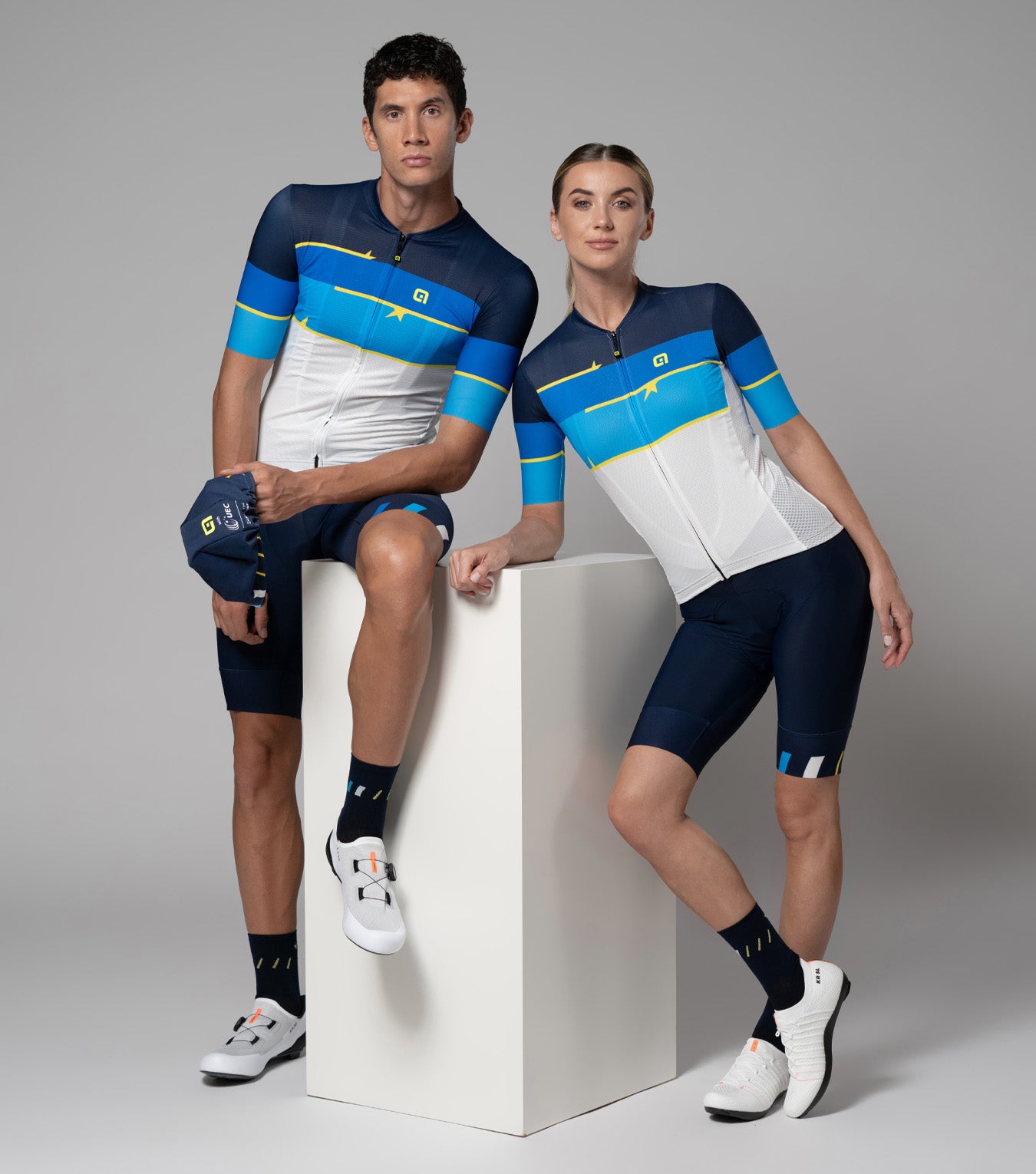 Short Sleeve Jersey Man Uec Bianco