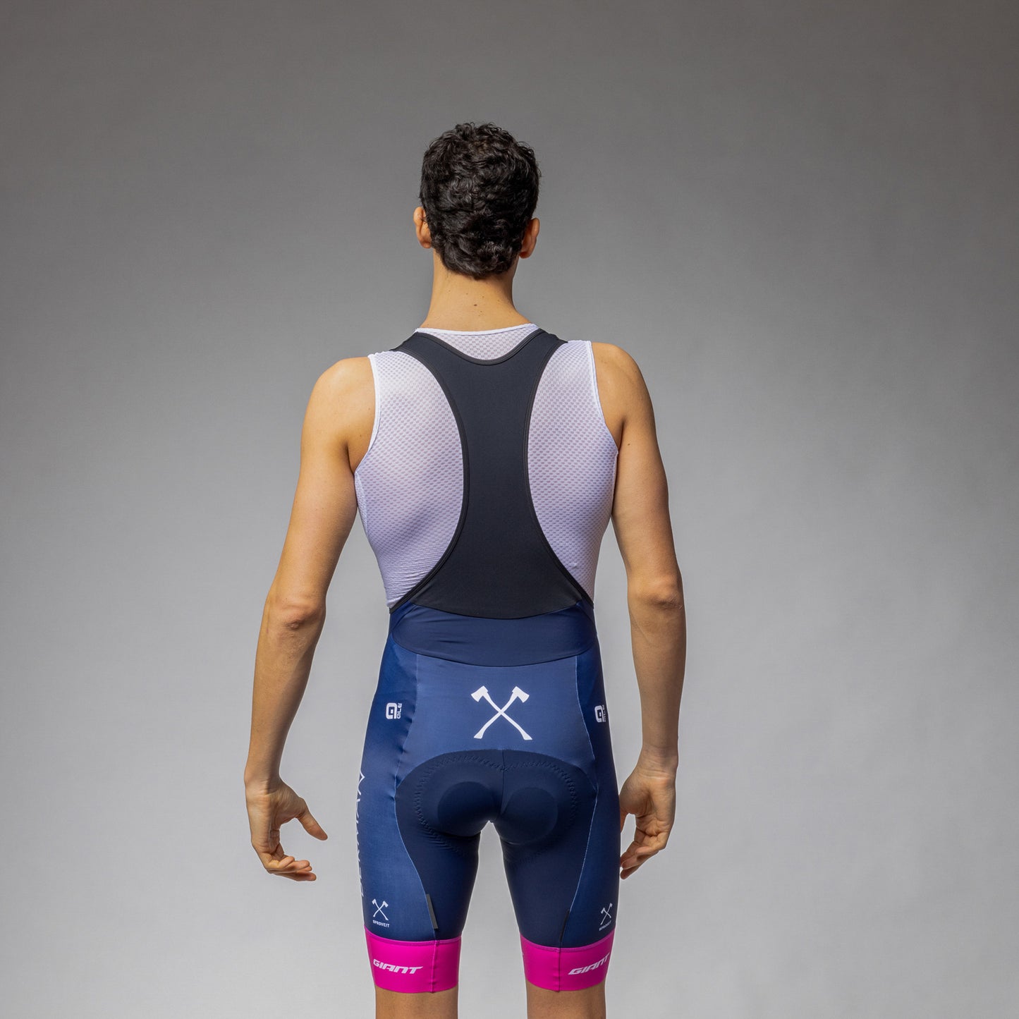 Pantaloncino Con Bretelle Uomo Team Axeon
