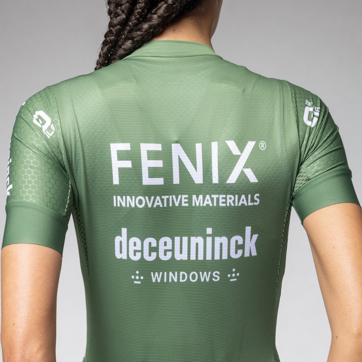 Kurzarm Trikot Frau Fenix Deceuninck Blu