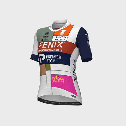 Short Sleeve Jersey Woman Fenix Premier Tech Tdf