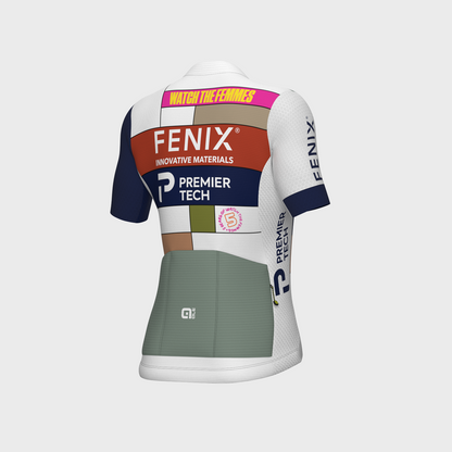Short Sleeve Jersey Woman Fenix Premier Tech Tdf