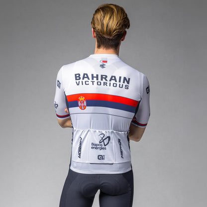 Maglia Manica Corta Uomo Bahrain Victorious Campione Serbia