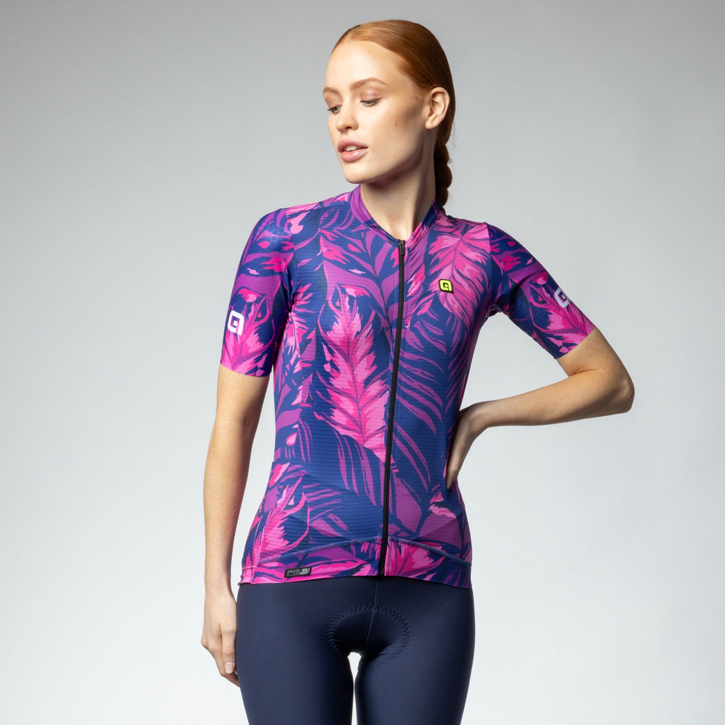 Short Sleeve Jersey Woman Leaf