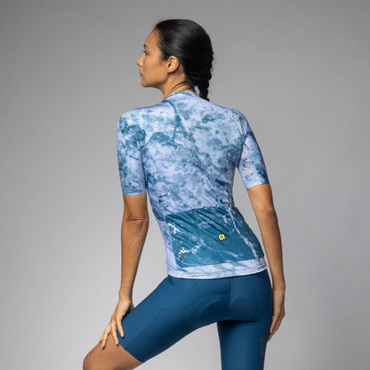 Short Sleeve Jersey Woman Marble