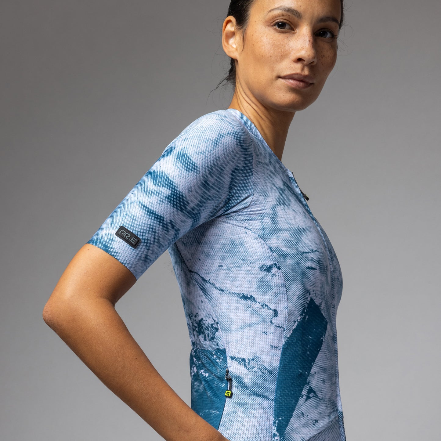 Short Sleeve Jersey Woman Marble