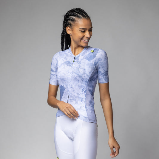 Short Sleeve Jersey Woman Marble