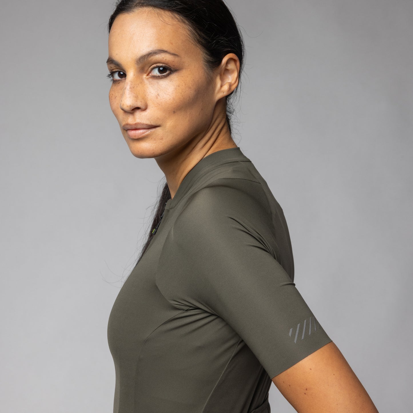 Kurzarm Trikot Frau Color Block Off Road