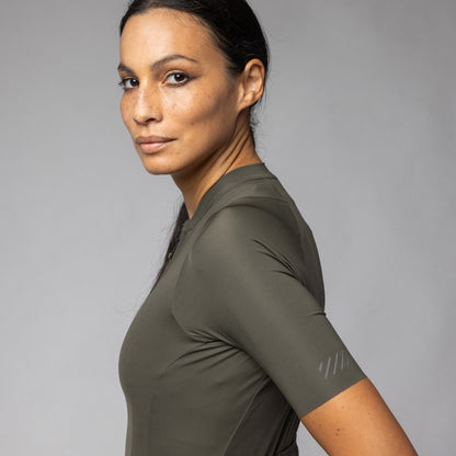 Kurzarm Trikot Frau Color Block Off Road