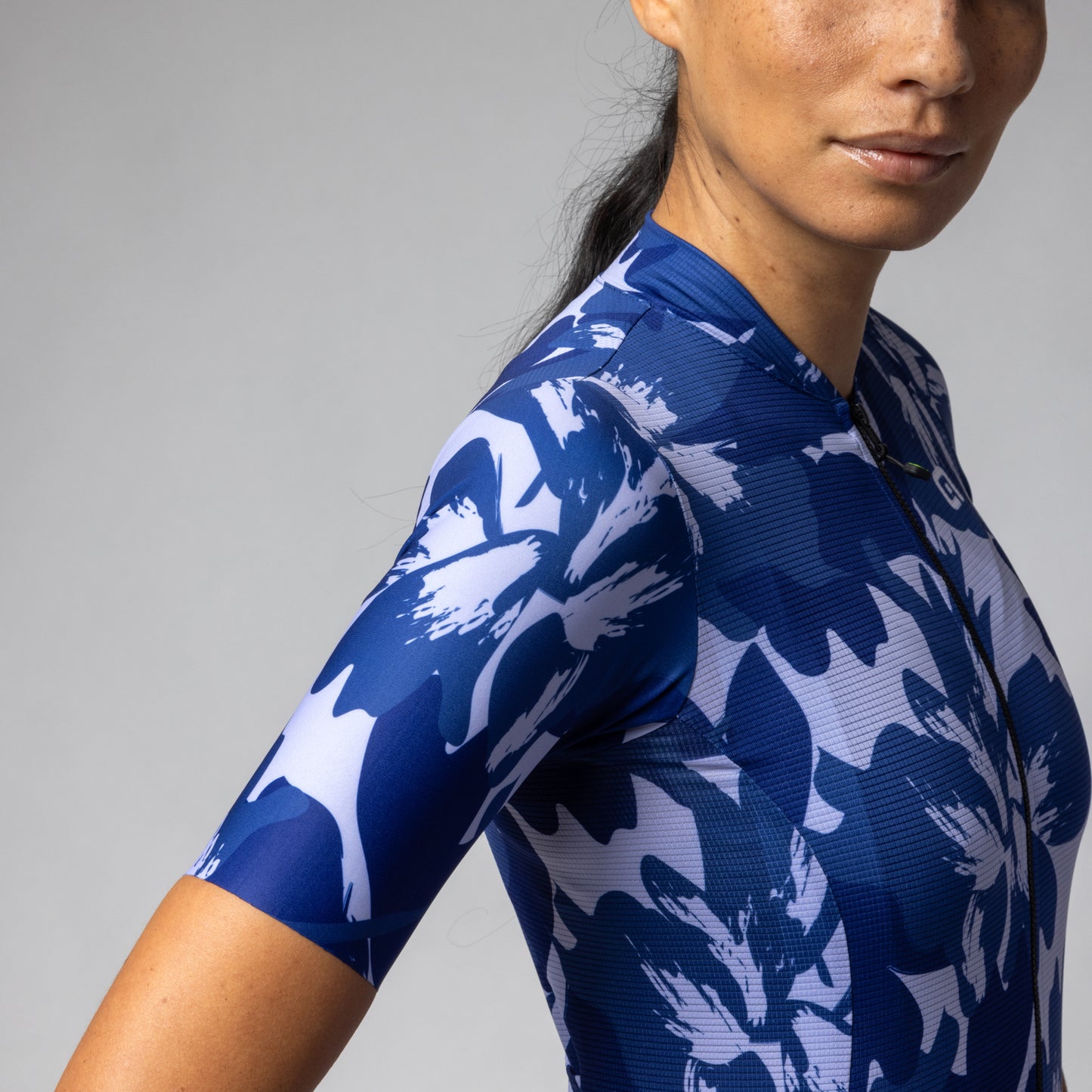 Short Sleeve Jersey Woman Flower