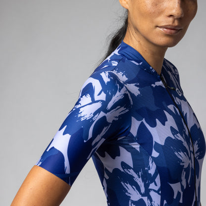Short Sleeve Jersey Woman Flower