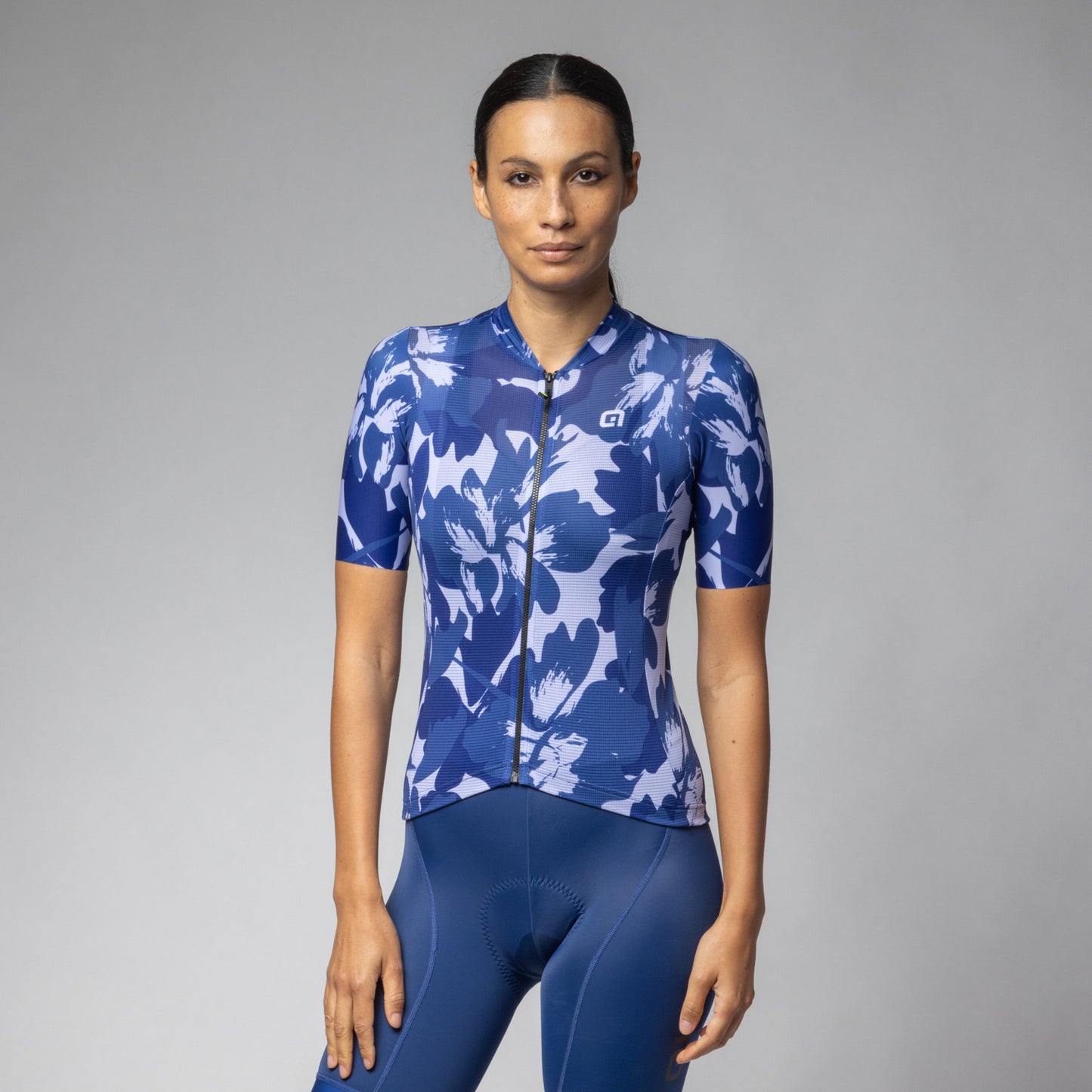 Short Sleeve Jersey Woman Flower
