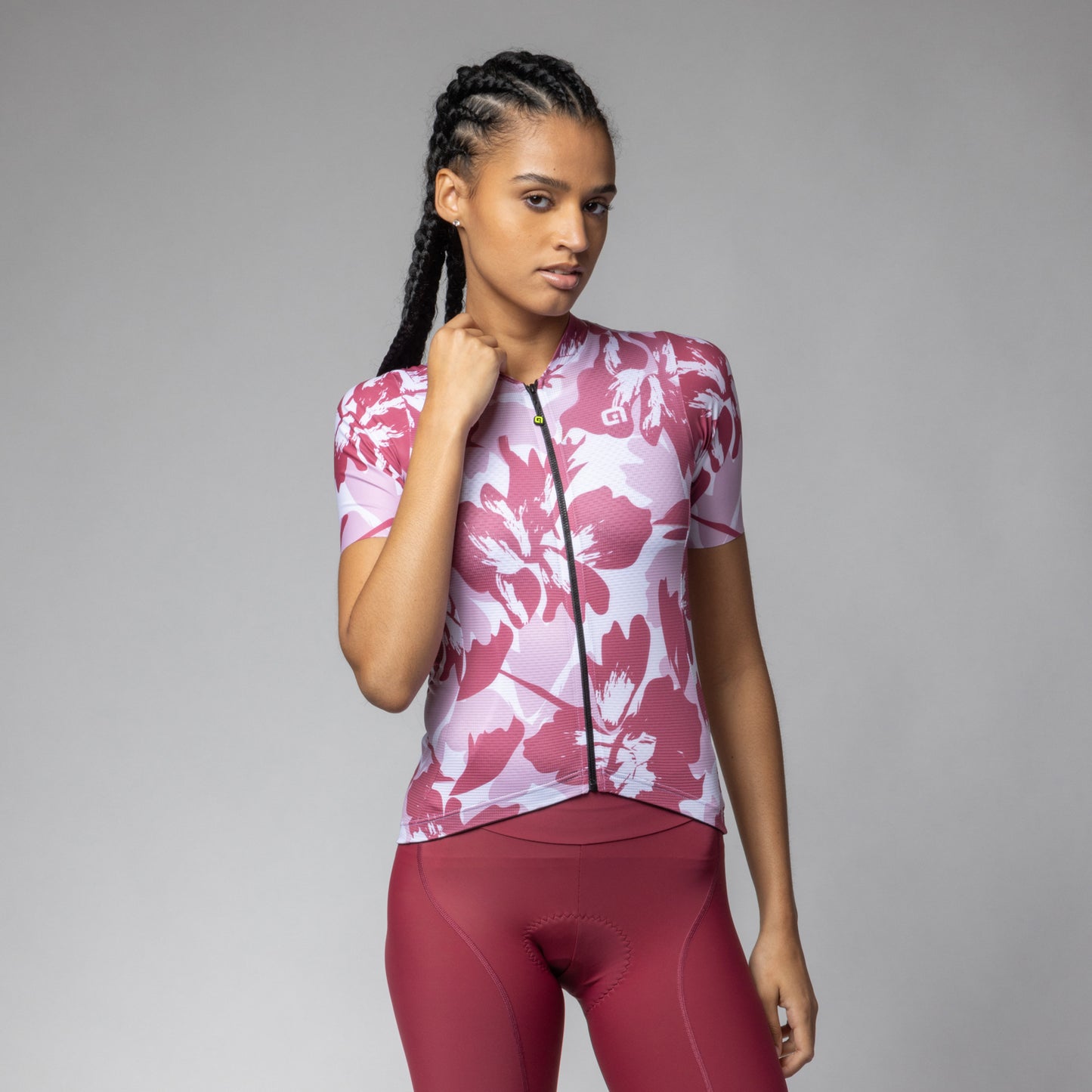 Short Sleeve Jersey Woman Flower
