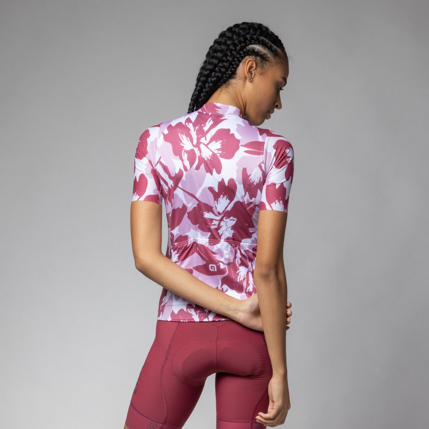 Short Sleeve Jersey Woman Flower