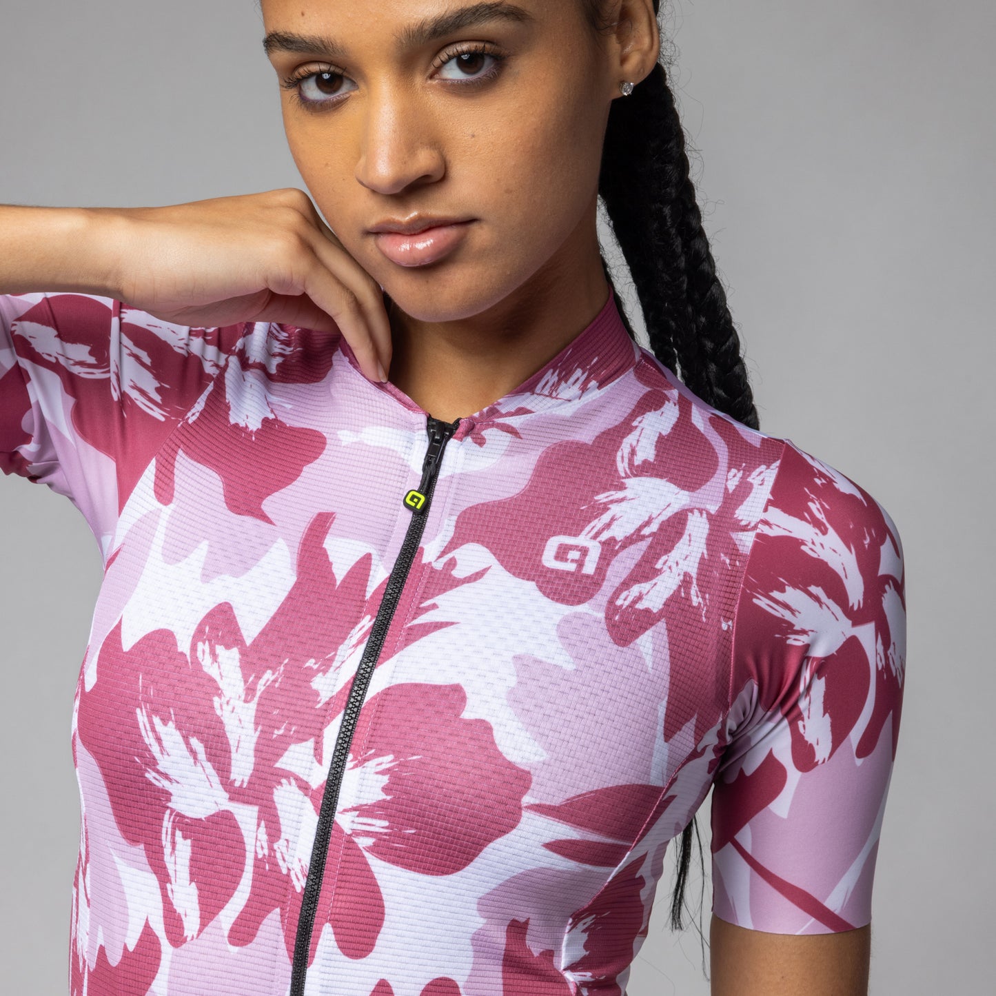 Short Sleeve Jersey Woman Flower